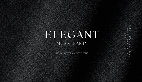Elegant Music Party